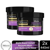 TRESemme Biotin Repair Instant Recovery Mask with Biotin & Pro-bond, 2x of 440ml