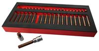 40Pc S2 Steel Bit Socket Set - Hex, Torx and Spline - Britool Hallmark