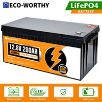 ECO-WORTHY 12V 280AH LiFePO4 Lithium Leisure Battery Bluetooth Motorhome Caravan