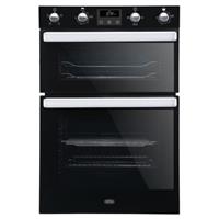 Belling 90cm Electric Double Oven with Programmable Timer Black BI902FP