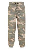 Mountain Warehouse Camo Kids Trousers Boys Comfort Stretch Pants Outdoors Travel