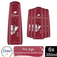 Dove Nourishing Conditioner Pro-Age for Brittle & Damaged Hair 350ml, 6 Pack
