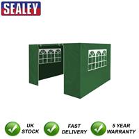 Sealey Dellonda Premium Gazebo Walls/Doors/Windows Fits 3 x 3m Dark Green DG148