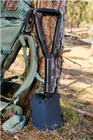 Mountain Warehouse Folding Shovel with Serrated Edge Digging Spade Camping Tool