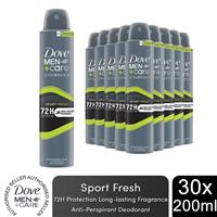 30x Dove Anti-Perspirant Men+Care Advanced Sport Fresh 72H Protection Deo, 200ml