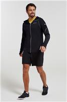 Mountain Warehouse Control Mens Reflective Hoodie Quick Wicking Running Pullover - XS Regular