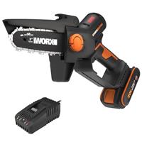 Worx 20V 12cm Cordless Brushless Chainsaw One-Handed Pruning Saw WG325E Grade C