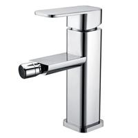Bidet Mixer Bathroom Tap Deck Mounted Modern Square Chrome Finish Rak Resort