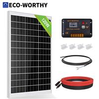 ECO-WORTHY 12V Solar Panel Kit 120W Battery Charger Controller Motorhomes Van