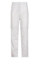 Mountain Warehouse Womens Quest Zip Off Short Trouser Ladies Trekking Pants - 6 Regular