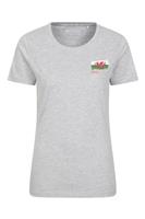 Mountain Warehouse Womens Regional Wales Graphic Relaxed Fit Short Sleeve Tee In - 20 Regular