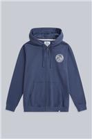Womens Animal Maya Regional Cornwall Zip Through Hoodie In Blue - 6-8 - 6-8 Regular