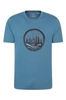 Mountain Warehouse Men's Regional Whistler Graphic T-Shirt Short Sleeved Top - XS Regular