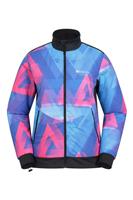 Mountain Warehouse Women's Chaser Printed Padded Cycling Jacket Waterproof Coat - 6 Regular