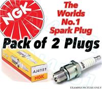 2x NEW NGK Replacement SPARK PLUGS - Part No. B7HS Stock No. 5110 2pk Sparkplugs