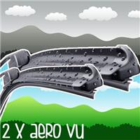 Vauxhall Vectra C/MK3 1.9 24/19 Aero VU Front Retro Wiper Blades Windscreen