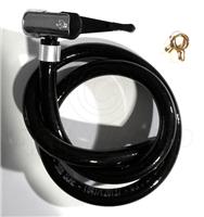PCL Footpump Hose, Thumb-lock Tyre Valve Connector and Hose Clip - FPA42
