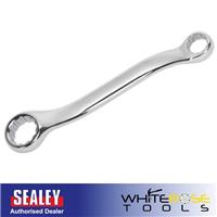 Sealey Offset Stubby Ring Rowing Spanner 10mm x 13mm Double End Rigger Jigger