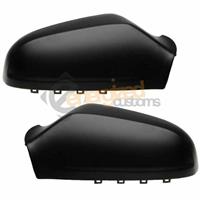 For Vauxhall Astra H 2004-2009 Wing Mirror Covers Casings Black Pair Left Right