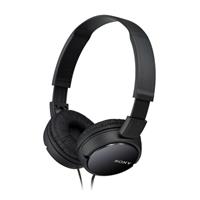 BLACK Sony Headphones MDR-ZX110BC Overhead Foldable Stereo Sound Headband Black