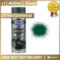 1 x 400ml Racing Green Gloss Spray Paint Aerosol Can Auto Extreme Metal Wood