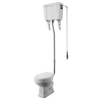Carlton High Level Traditional Toilet WC Victorian + FREE Soft Close Seat