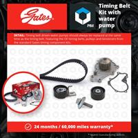 Timing Belt & Water Pump Kit KP15656XS Gates Set 1613561980 71775923 71776006