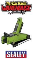 SEALEY Trolley Jack 3 tonne ton Long Chassis Heavy-Duty Hi-Vis Hi Viz 1153CXHV