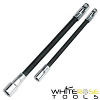 Sealey Premier Flexible Extension Bar Adaptor 2pc Set 1/4 x 150mm 3/8 x 200mm