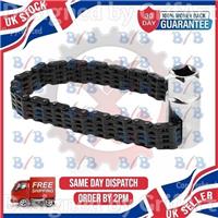 1/2" DRIVE OIL FILTER WRENCH CHAIN MECHANICS REMOVAL REMOVER TOOL 21MM SOCKET