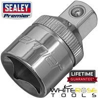 Sealey S12F-38M Premier Socket Adaptor 1/2" Female to 3/8" Drive Male Reducer
