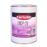 Carlube EP2 Lithium Grease 3kg Multi Purpose Extreme Pressure Performance