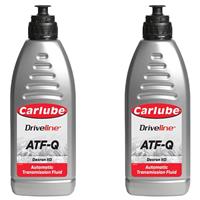 Carlube Transmission Fluid ATF Q Dexron 2 Power Steering Liquid 1L x2