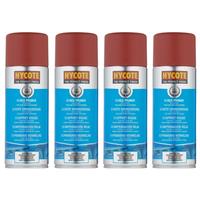 Hycote Colour Spray Paint XUK0303 Red Primer 400ml x 4