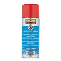 2x Hycote Gloss Red Fast Drying High Heat Engine Enamel Spray Paint 400ml