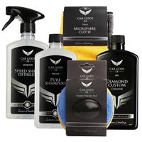 Car Gods Black Polish Colour Restorer & Scratch Remover Detailing & Cleaning Kit
