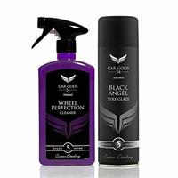 Car Gods Alloy Wheel Cleaner Acid Free Vehicle Cleaning Black Tyre Glaze Kit