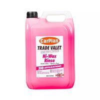 CarPlan Trade Hi Wax Rinse 5L 5 Litres Instant Shine Exterior Valeting