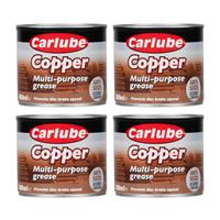 Carlube Copper Grease Brake Pad Anti-Seize Squeal Slip Multi-Purpose 500g x4