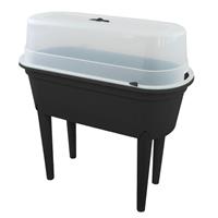 Freestanding Greenhouse with Lid Garden Raised Planter Bed Flower Box Vegetable