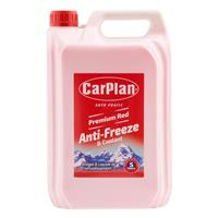 CarPlan Premium Red Antifreeze & Coolant 5 Litre Winter Frost -36C