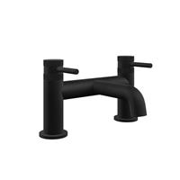 Core Matt Black Bath Filler Tap Modern Round Style Bathroom Tap Tub Filler