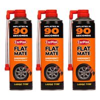CarPlan Flat Mate Tyre Inflator Emergency Puncture Repair Large Tyre 500ml (3PK)