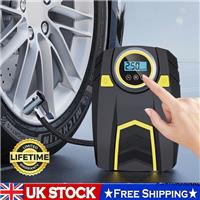 UK Car Tyre Inflator Pump Digital Portable Tyre Air Compressor Pump 12V Electric