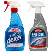 CarPlan Car Windscreen Winter Pre-Icer De-Icer Anti Freeze Trigger Sprays 500ml