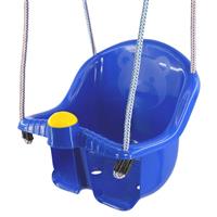Blue Swing Seat for Baby ChildrenToddler Outdoor Garden Rope Safety Safe Swing