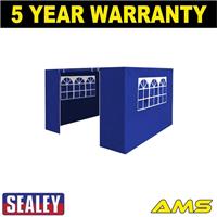 Sealey Dellonda Premium Gazebo Walls/Doors/Windows Fits 3 x 3m Blue DG147