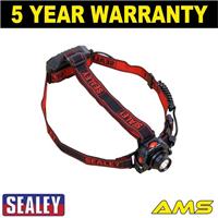 Sealey Head & Hat Torch with Auto-Sensor 3W SMD LED HT106LED