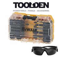 DeWalt DT70733T-QZ FLEXTORQ Screwdriving Set with Tinted Safety Glasses (Small T