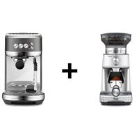 Sage The Bambino Plus Coffee Machine SES500BST Black Steel + Dose Control Pro*